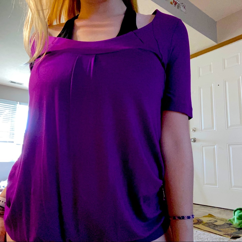 Purple blouse